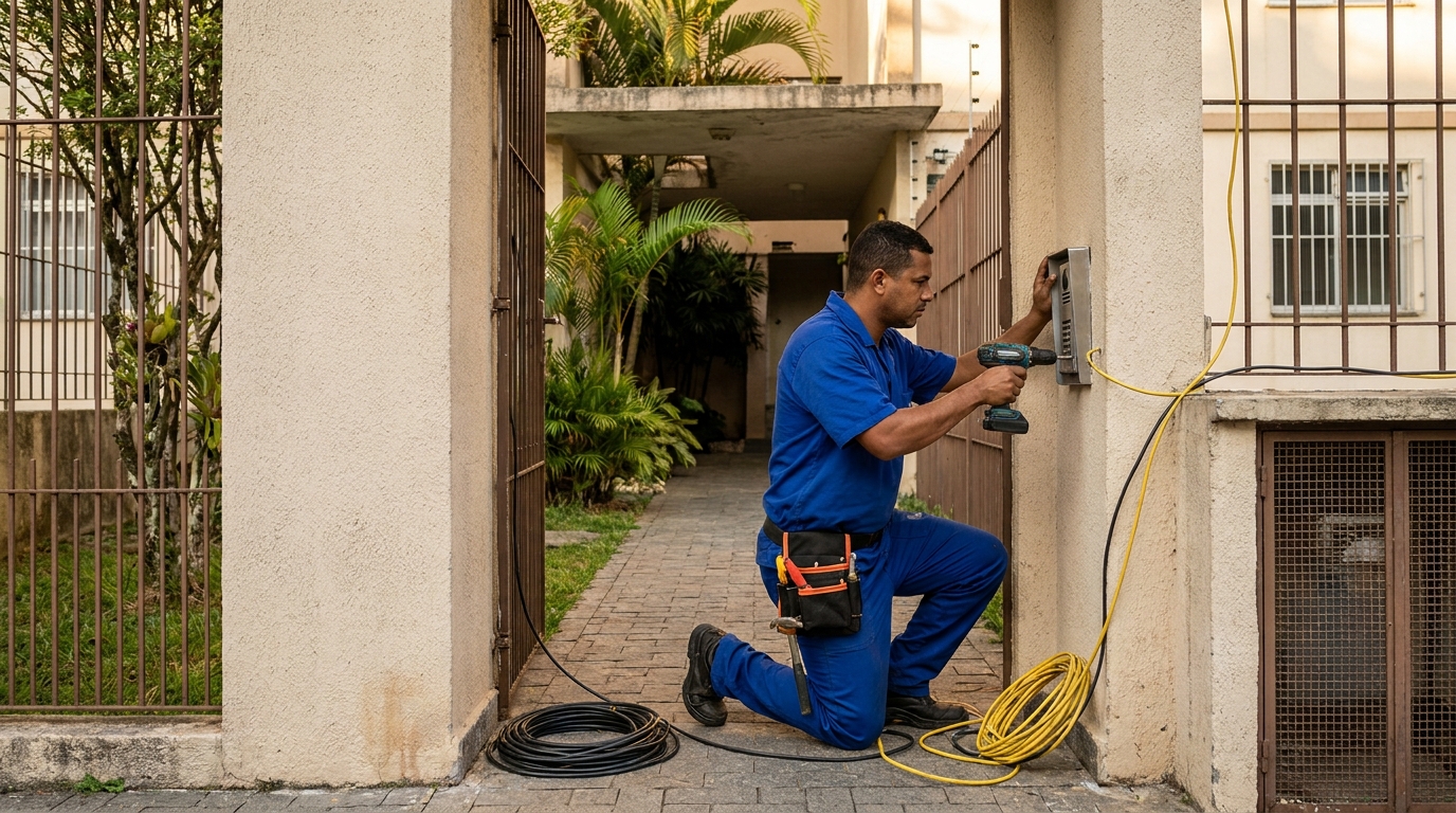 Instalacao de interfone profissional em Divinópolis‑MG